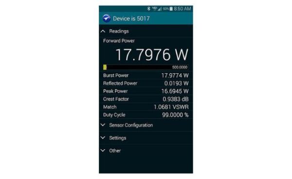 Bird RF Power Meter APP Produktbild