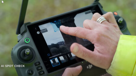 DJI Matrice 350 RKT Controller AI Spot Check