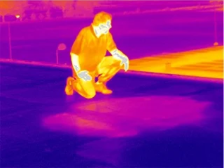 FLIR E8 Infrarotkamera Inspektion Flachdach