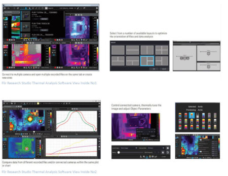 Flir Research Studio Thermal Analysis Software View Inside