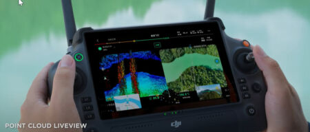Zenmuse L2 Controller im Point Cloud Liveview Modus