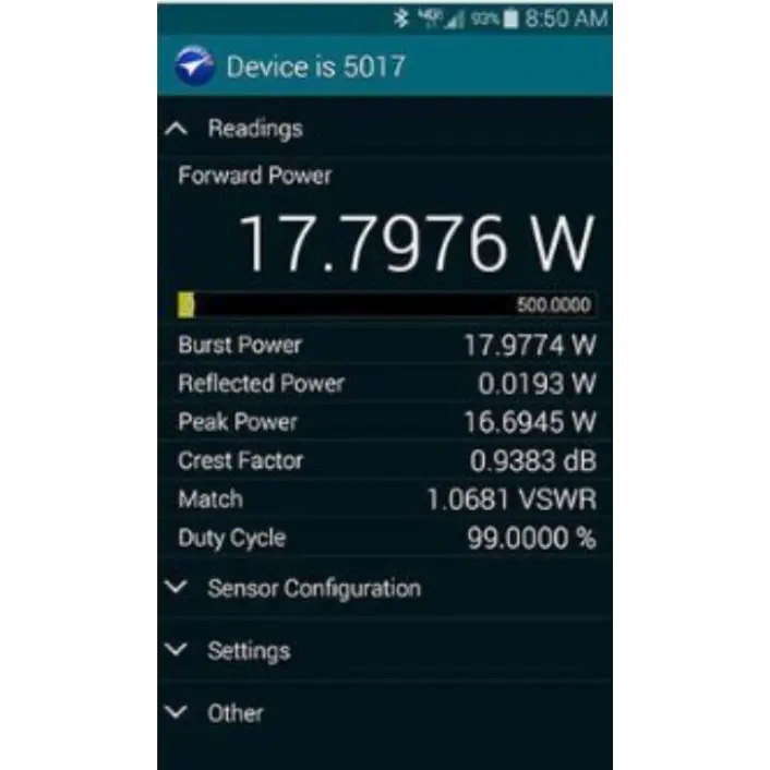Bird RF Power Meter APP