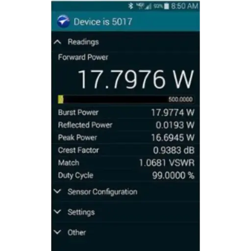 Bird RF Power Meter APP